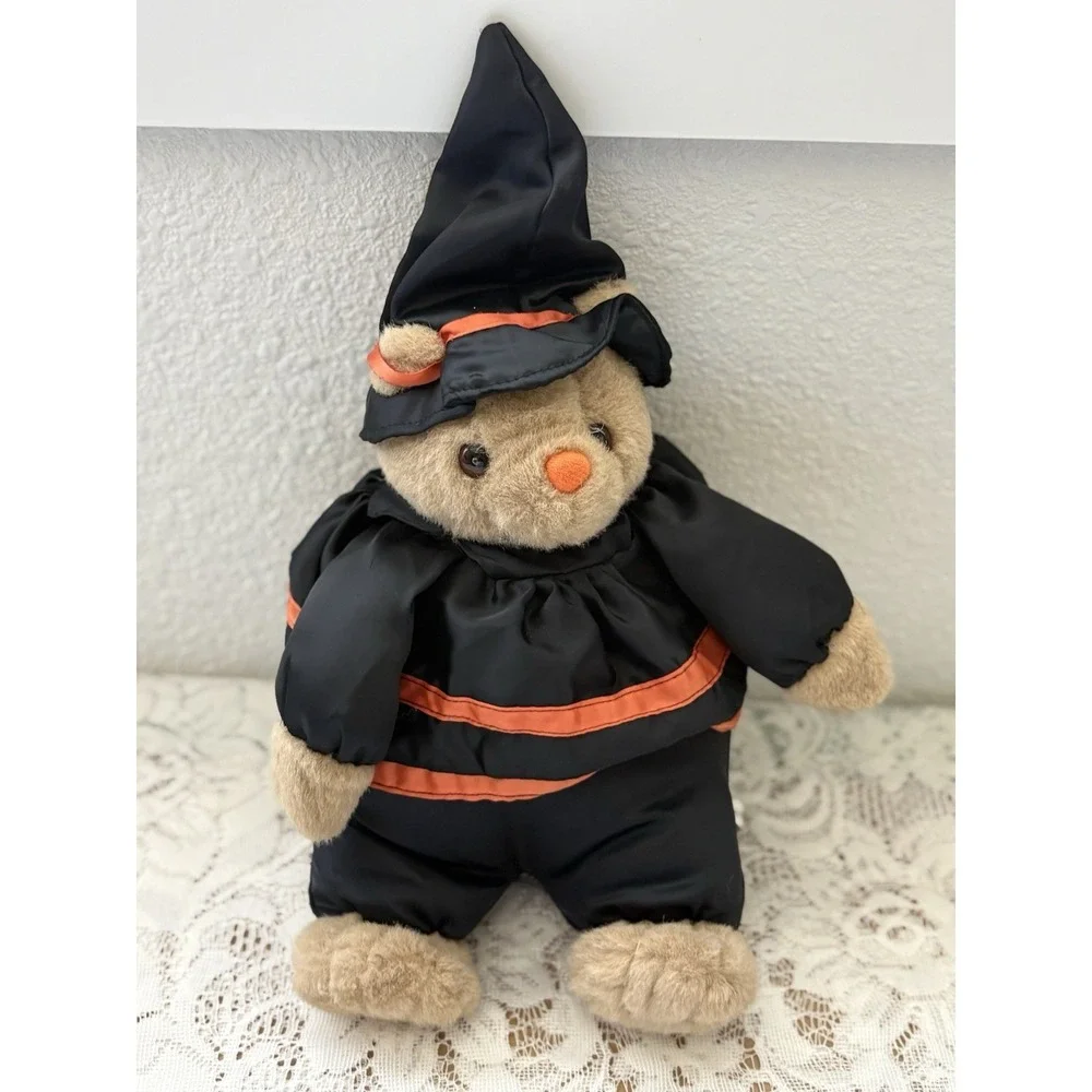Vintage 1992 Plush Creations, Halloween Witch Teddy Bear